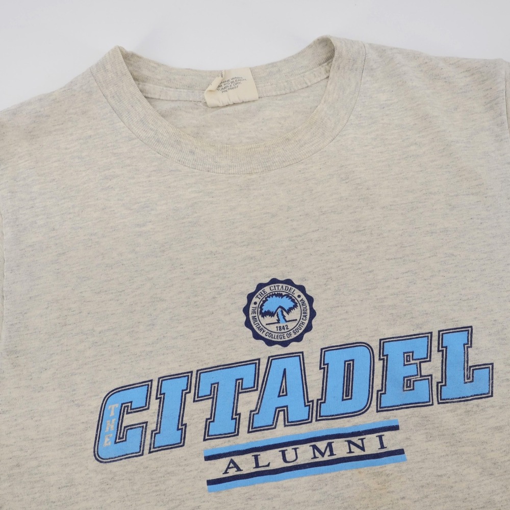 Vintage USA The Cotton Exchange Citadel Alumni T-Shirt Short Sleeve Mens Small